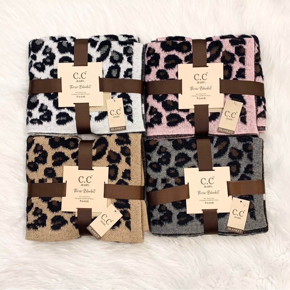 C.C Baby Leopard Blanket, Winter Blanket, Premium Baby Blanket, Newborn Blanket